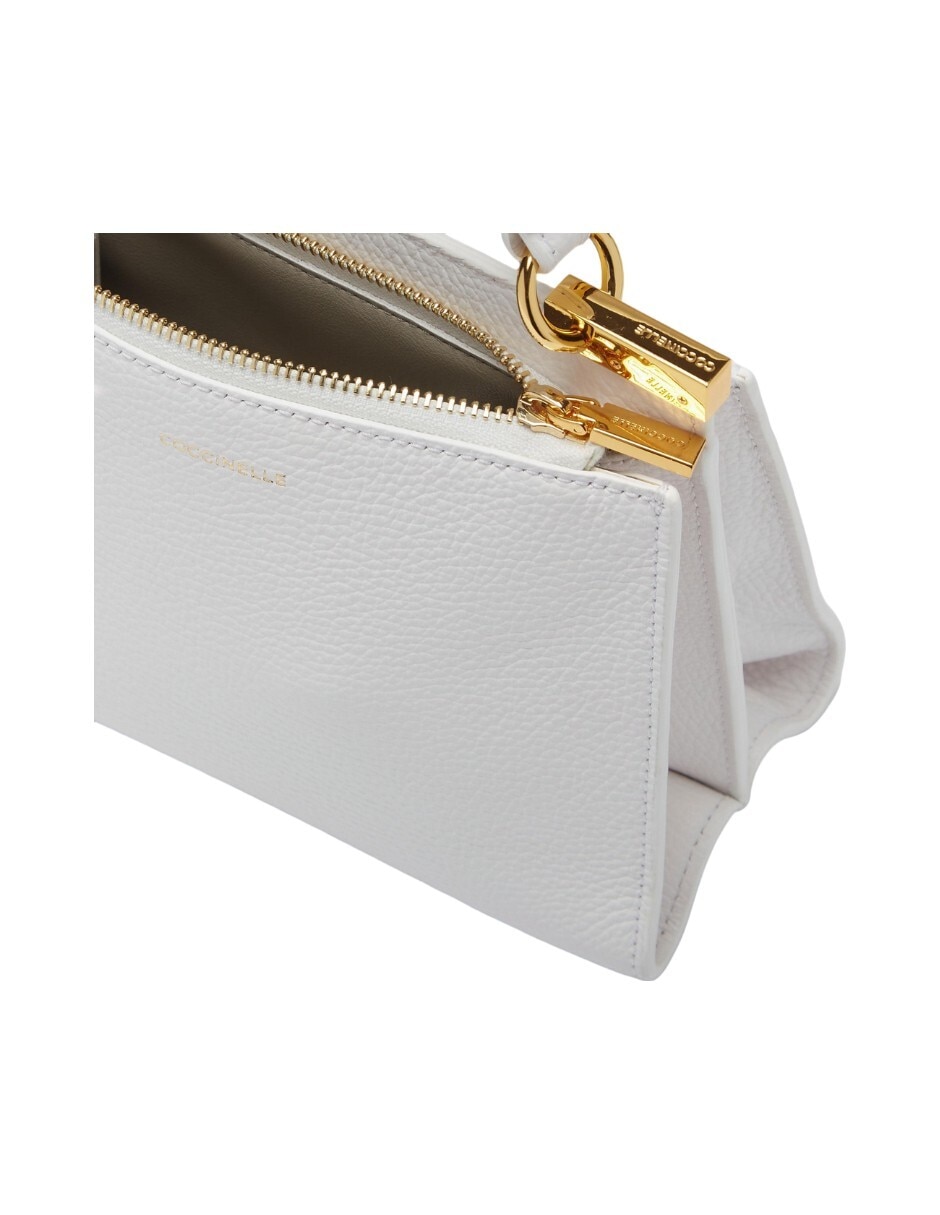 Bolsa dome Binxie de piel para mujer