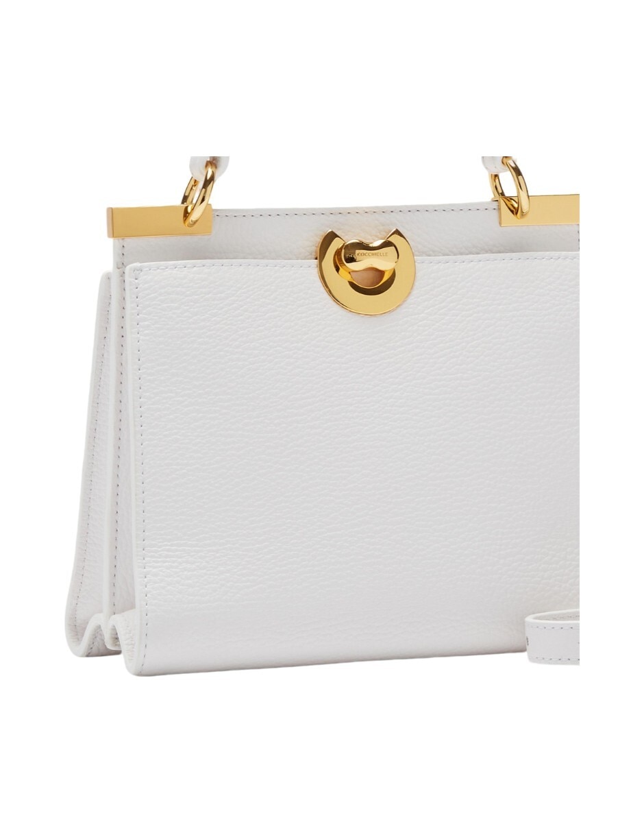 Bolsa dome Binxie de piel para mujer