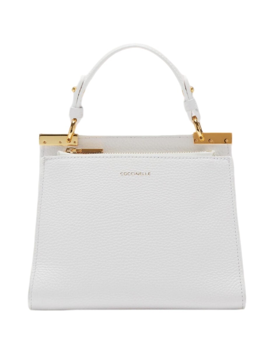 Bolsa dome Binxie de piel para mujer