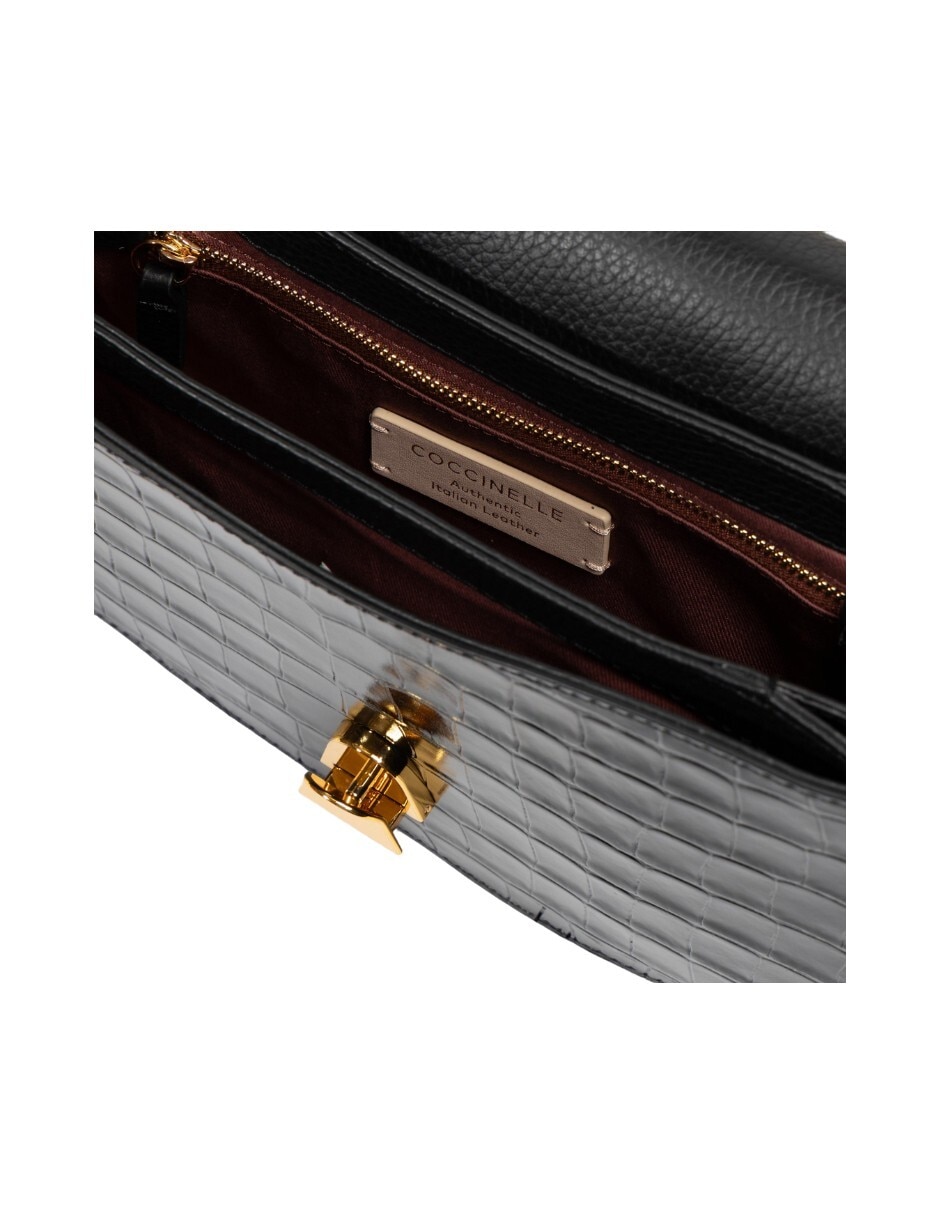 Bolsa crossbody Coccinelle Dew Cro.Sh.Soft de piel para mujer