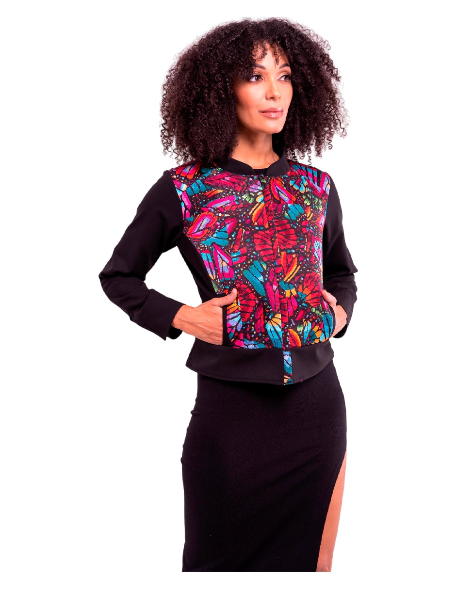 Chamarra Mariposa Bordada para mujer 2