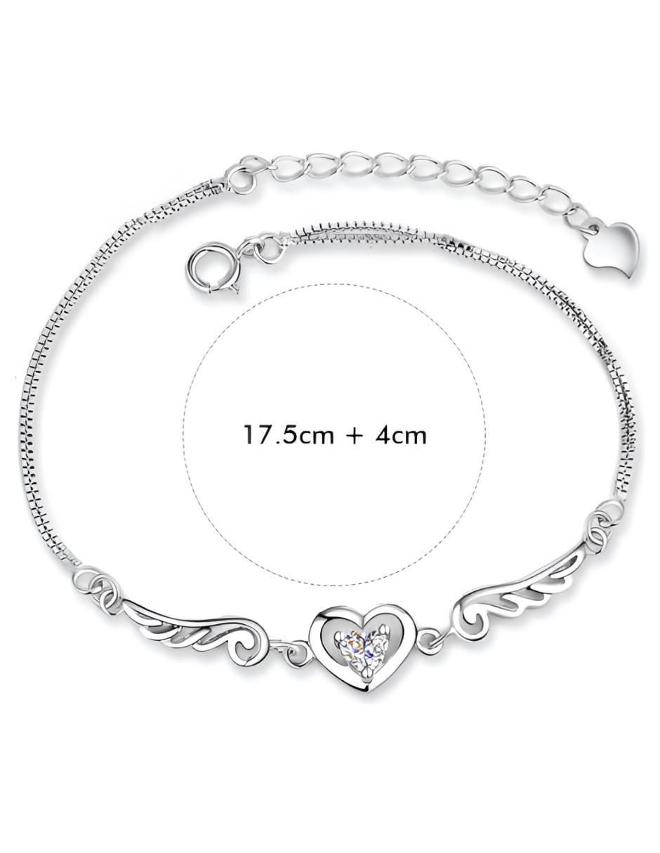 Pulsera de plata P 950 acabado liso 5