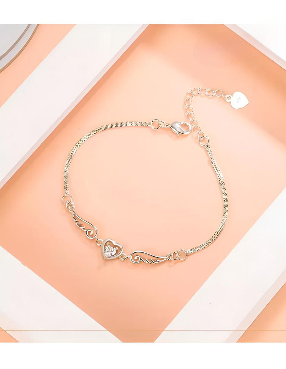 Pulsera de plata P 950 acabado liso 3