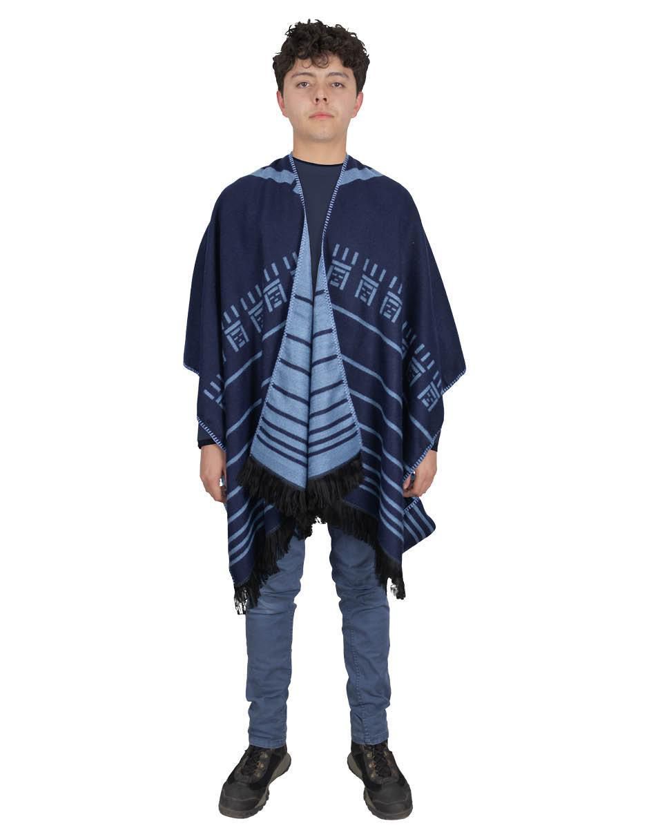 Poncho de acrílico para hombre Poncho de acrílico para hombre