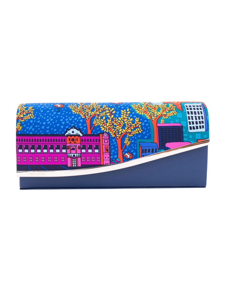 Bolsa clutch pineda covalin mi ciudad de piel para mujer
