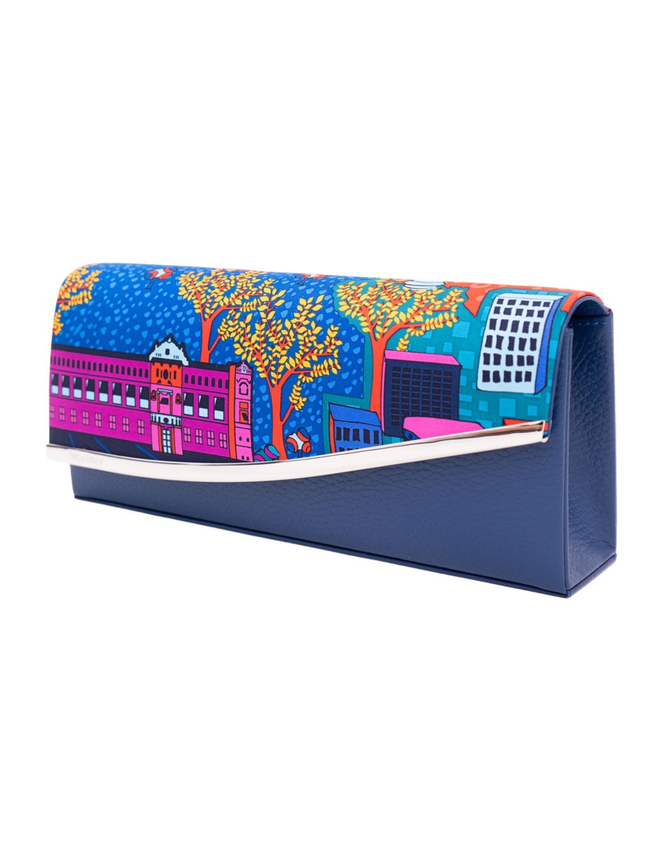 Bolsa clutch pineda covalin mi ciudad de piel para mujer 5
