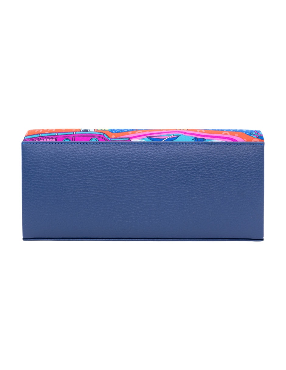 Bolsa clutch pineda covalin mi ciudad de piel para mujer