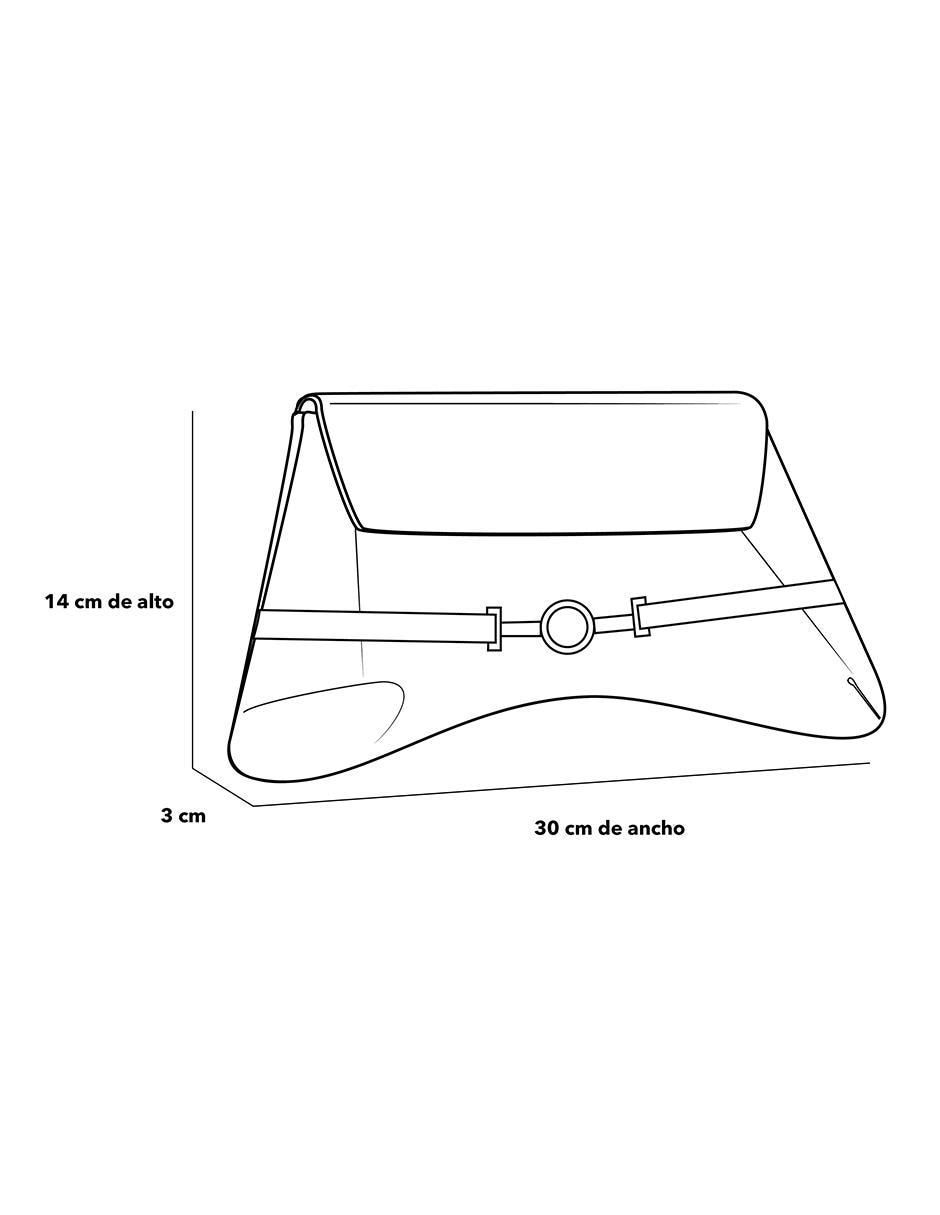 Bolsa clutch de piel para mujer 5