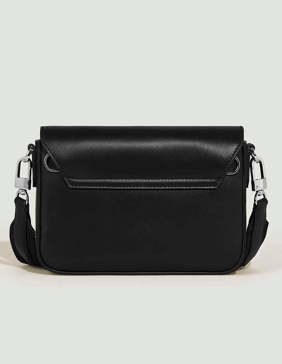 Bolsa messenger de piel unisex