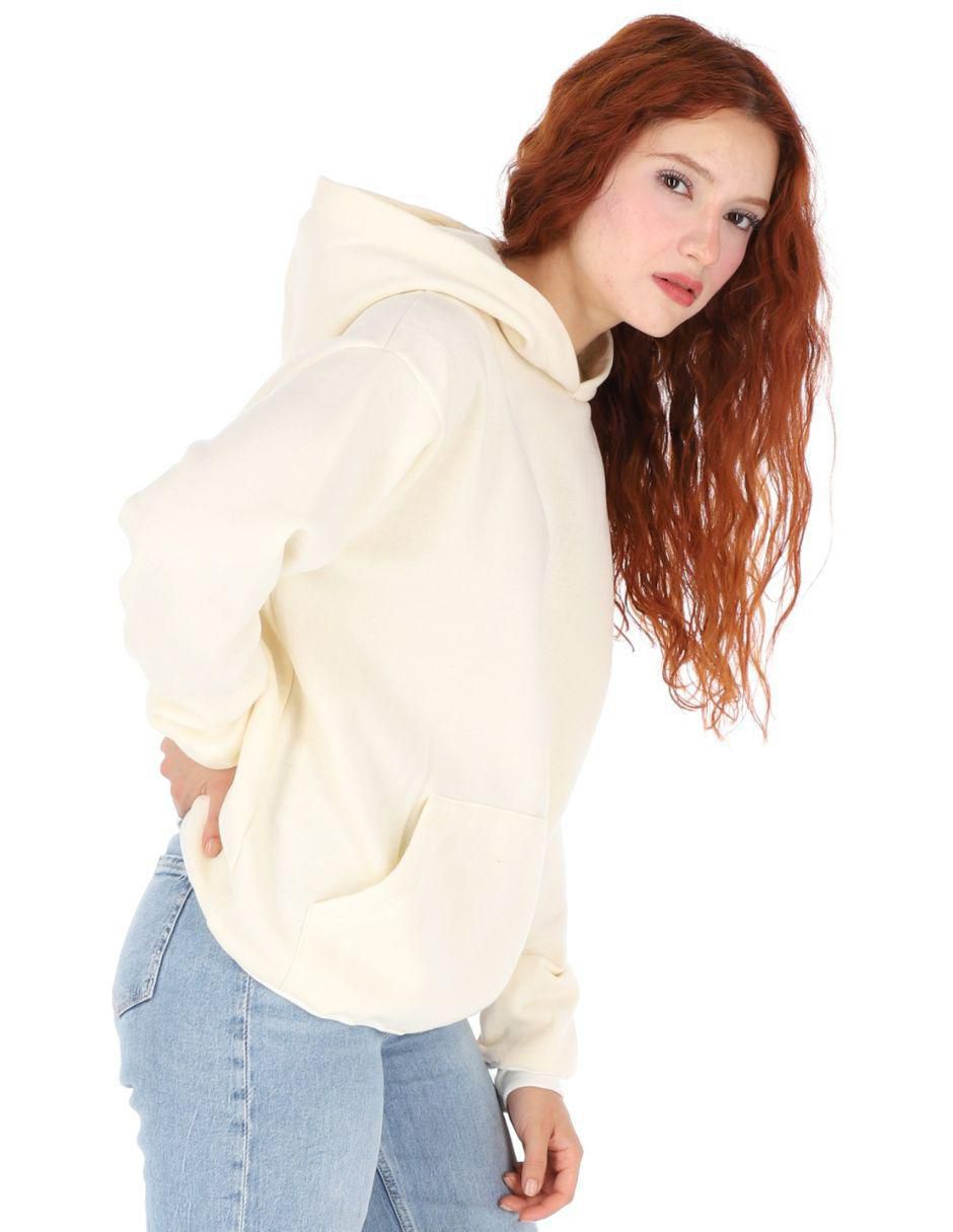 Sudadera con capucha y bolsa para mujer 2