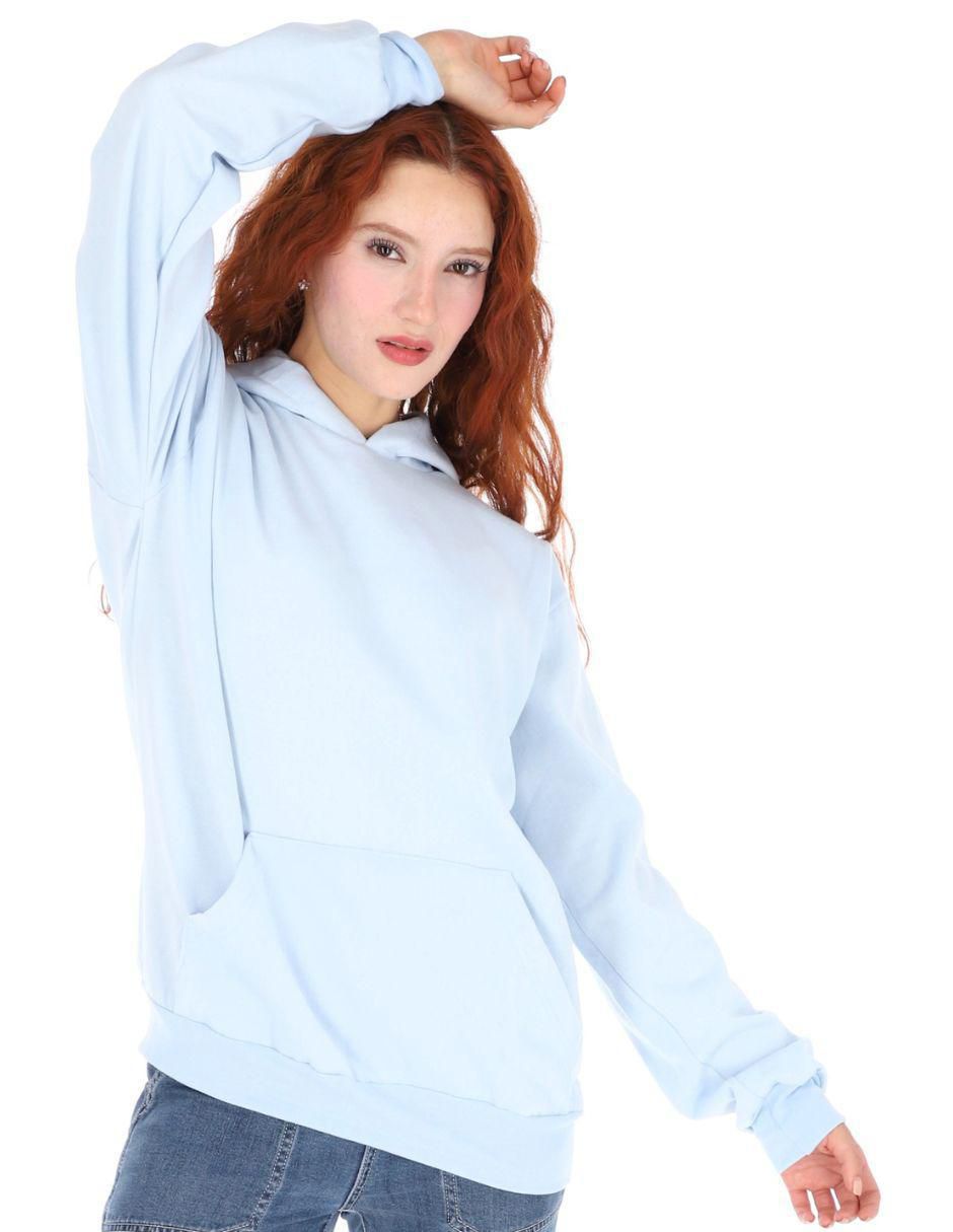 Sudadera con capucha y bolsa para mujer 2