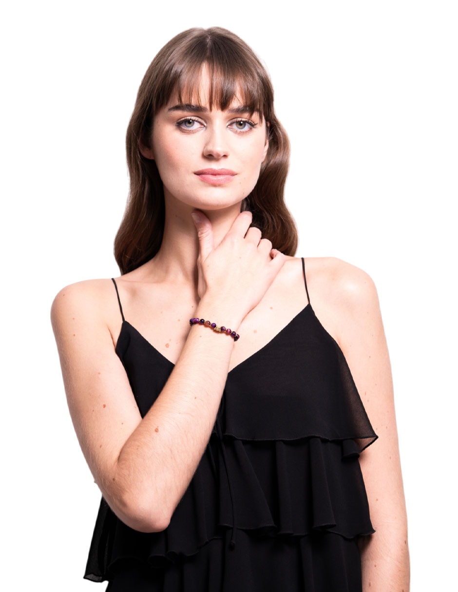 Pulsera pineda covalin con ojo de tigre Pulsera pineda covalin con ojo de tigre