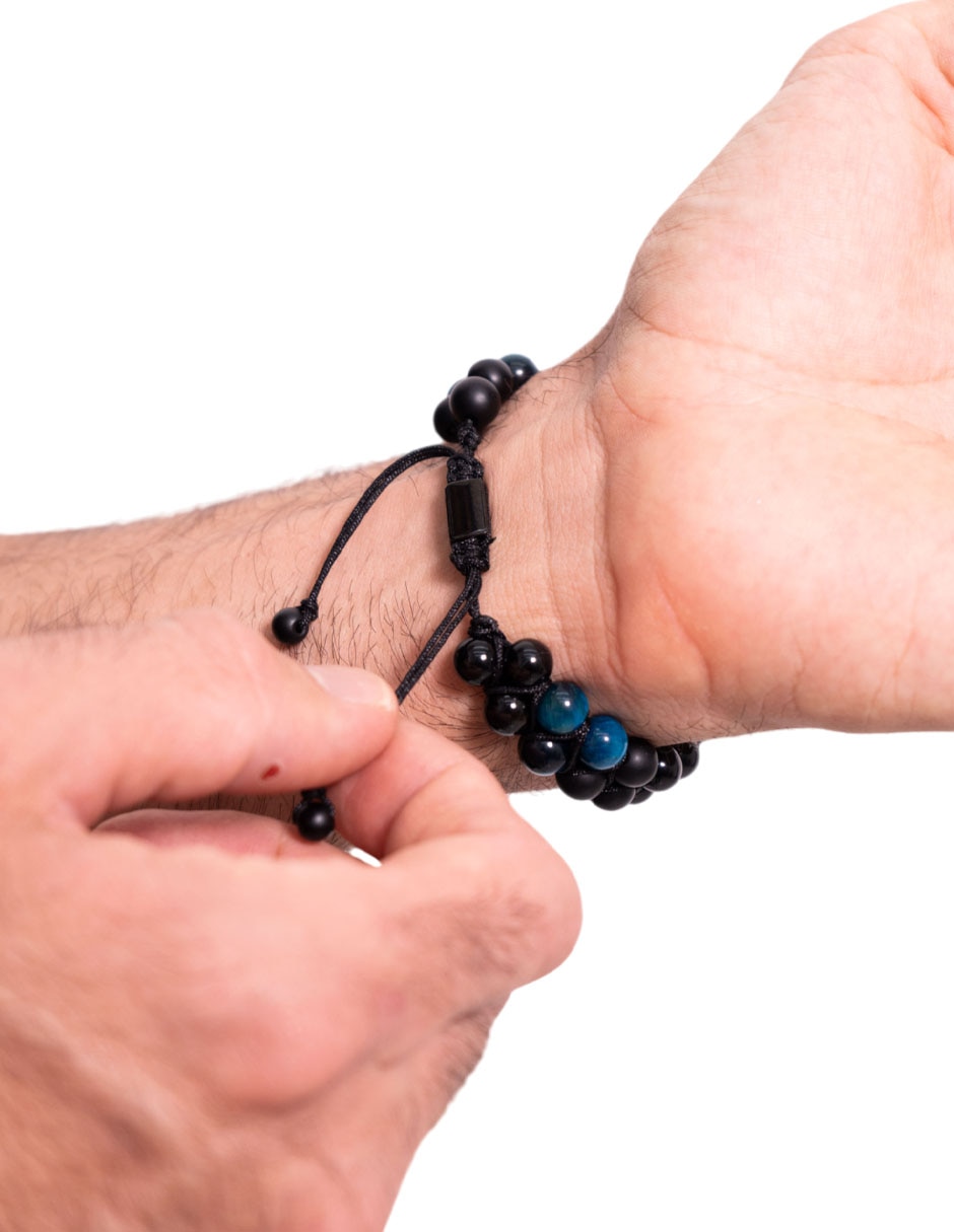 Pulsera con ágata acabado lustre