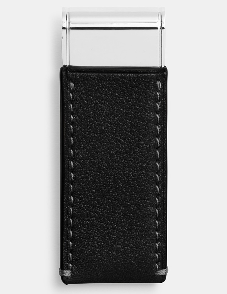 Tarjetero Natural Grain Leather para hombre