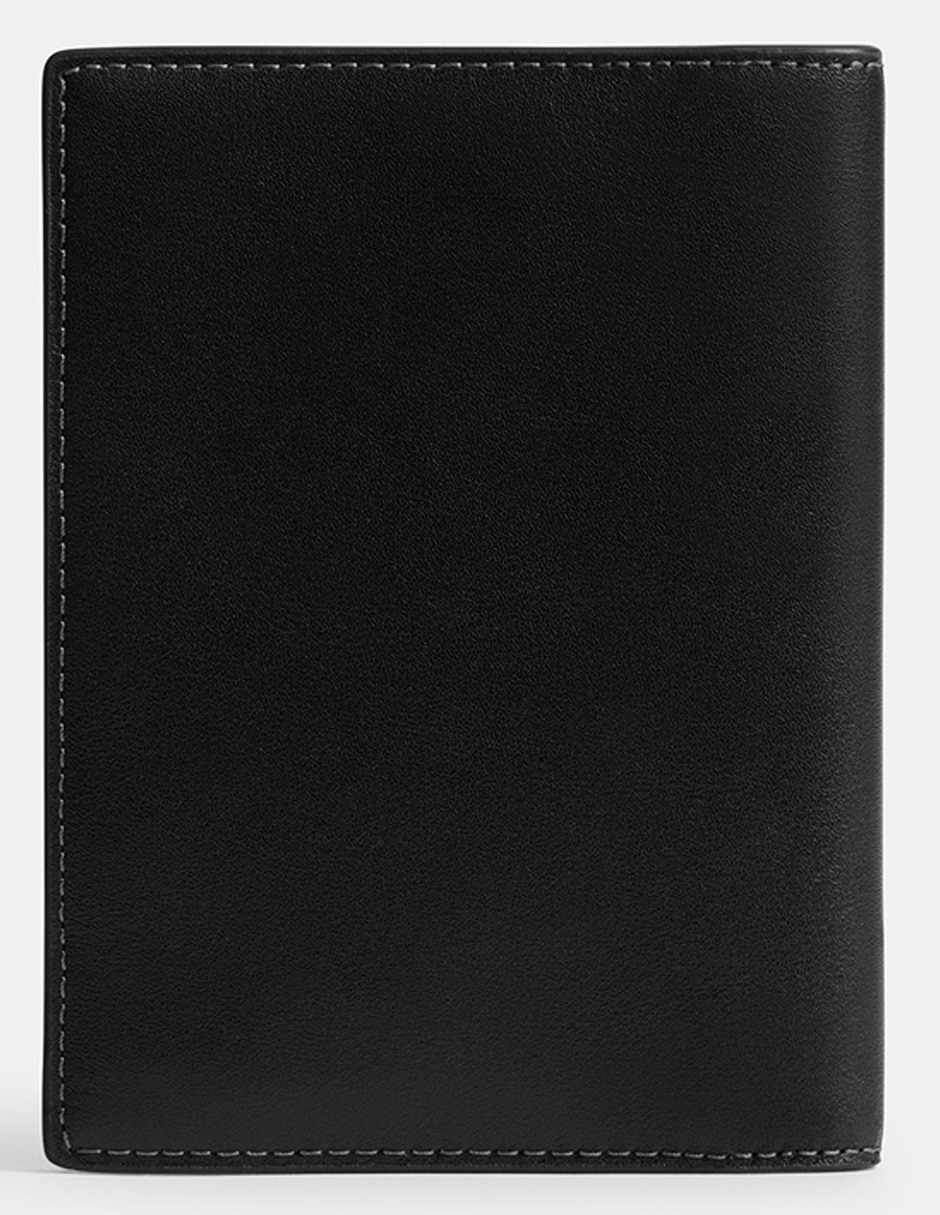 Tarjetero COACH de piel Natural Grain Leather para hombre