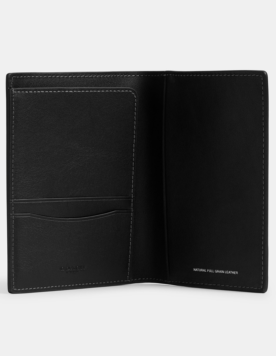 Tarjetero de piel Natural Grain Leather para hombre Tarjetero de piel Natural Grain Leather para hombre