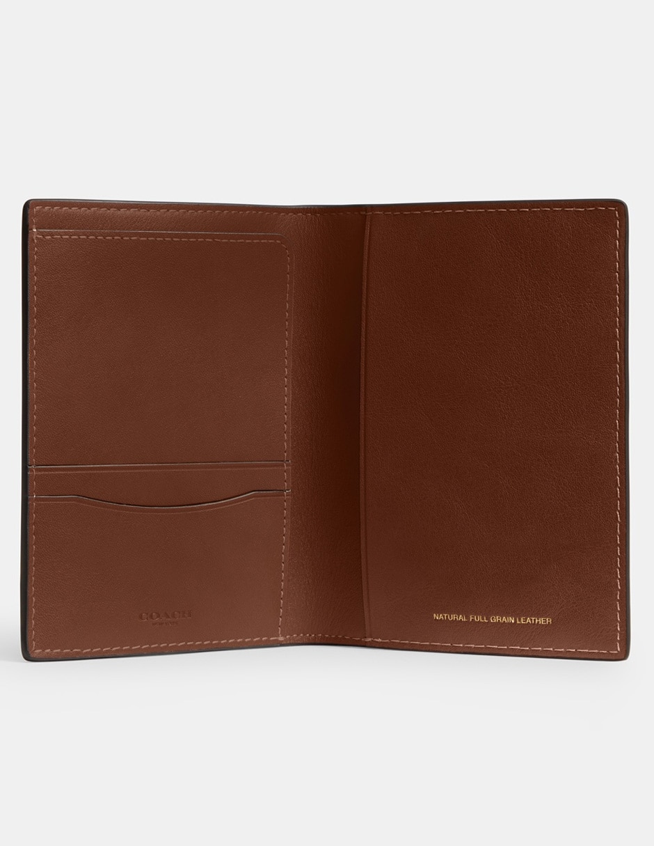 Tarjetero de piel Natural Grain Leather para hombre Tarjetero de piel Natural Grain Leather para hombre