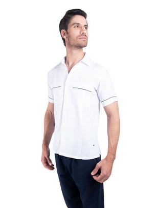Guayabera manga corta Pineda Covalin para hombre