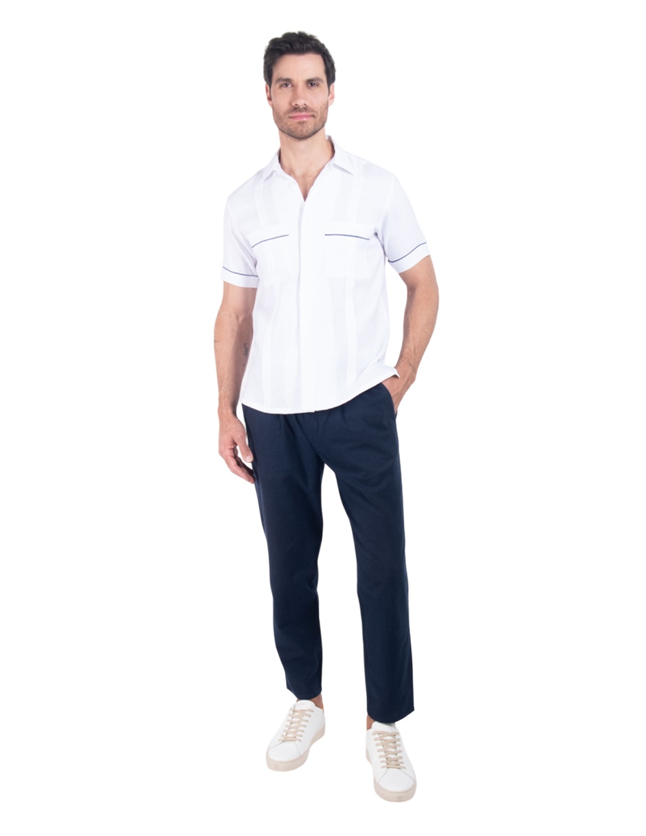 Guayabera manga corta Pineda Covalin para hombre