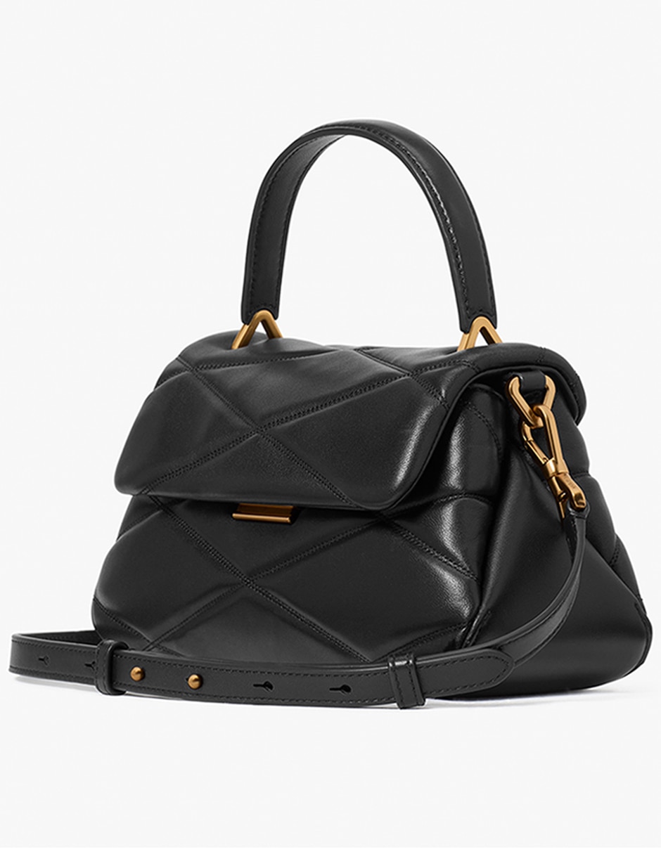 Bolsa flap Grace de piel para mujer 1