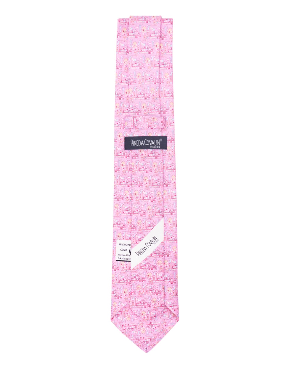 Corbata pineda covalin regular de seda estampada para hombre 2