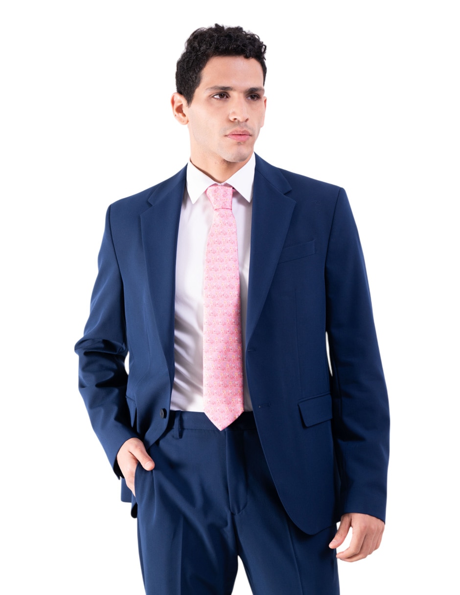 Corbata pineda covalin regular de seda estampada para hombre