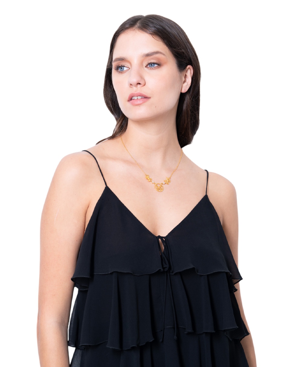 Collar Pineda Covalin Mariposa Monarca