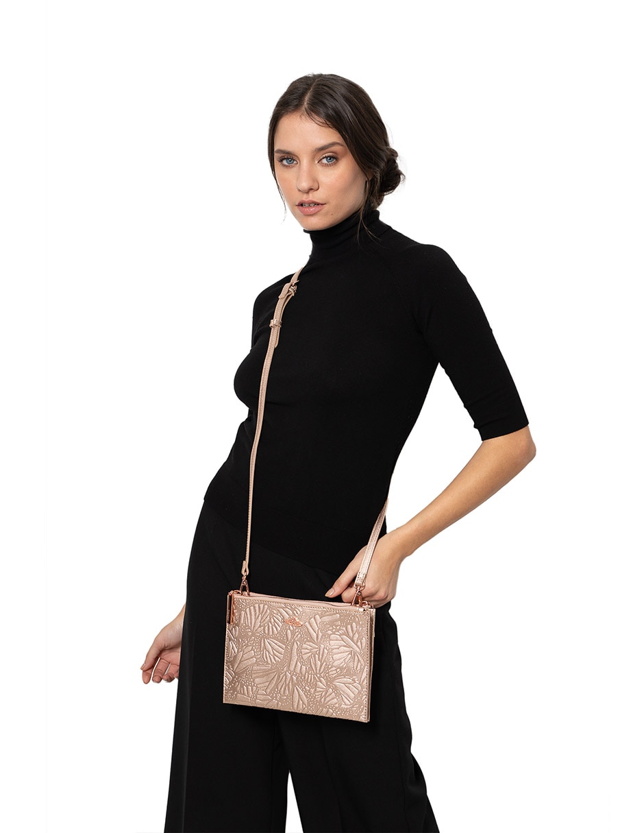 Bolsa crossbody Grabado Mariposa para mujer