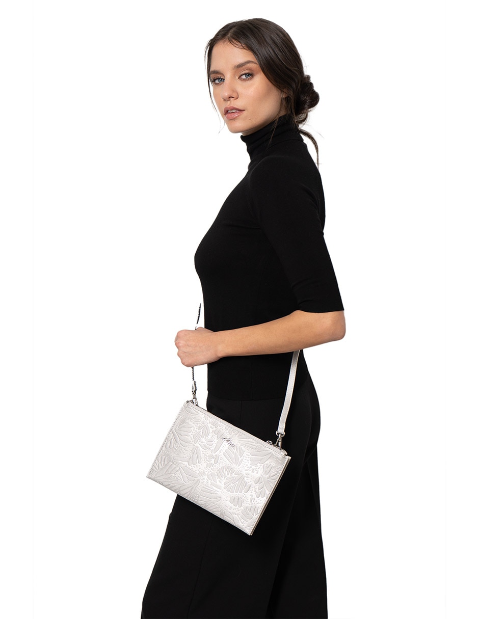Bolsa crossbody Grabado Mariposa para mujer