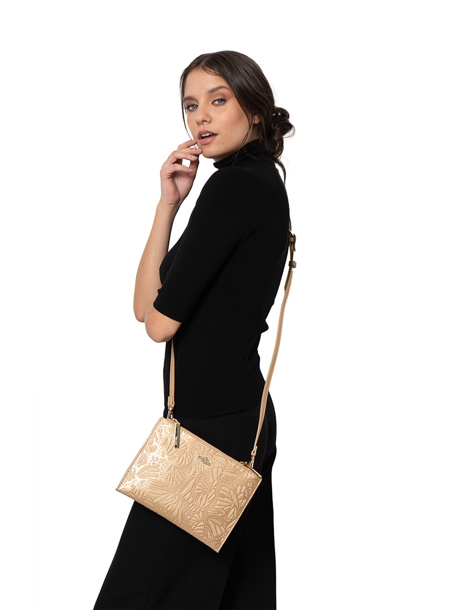 Bolsa crossbody Grabado Mariposa para mujer