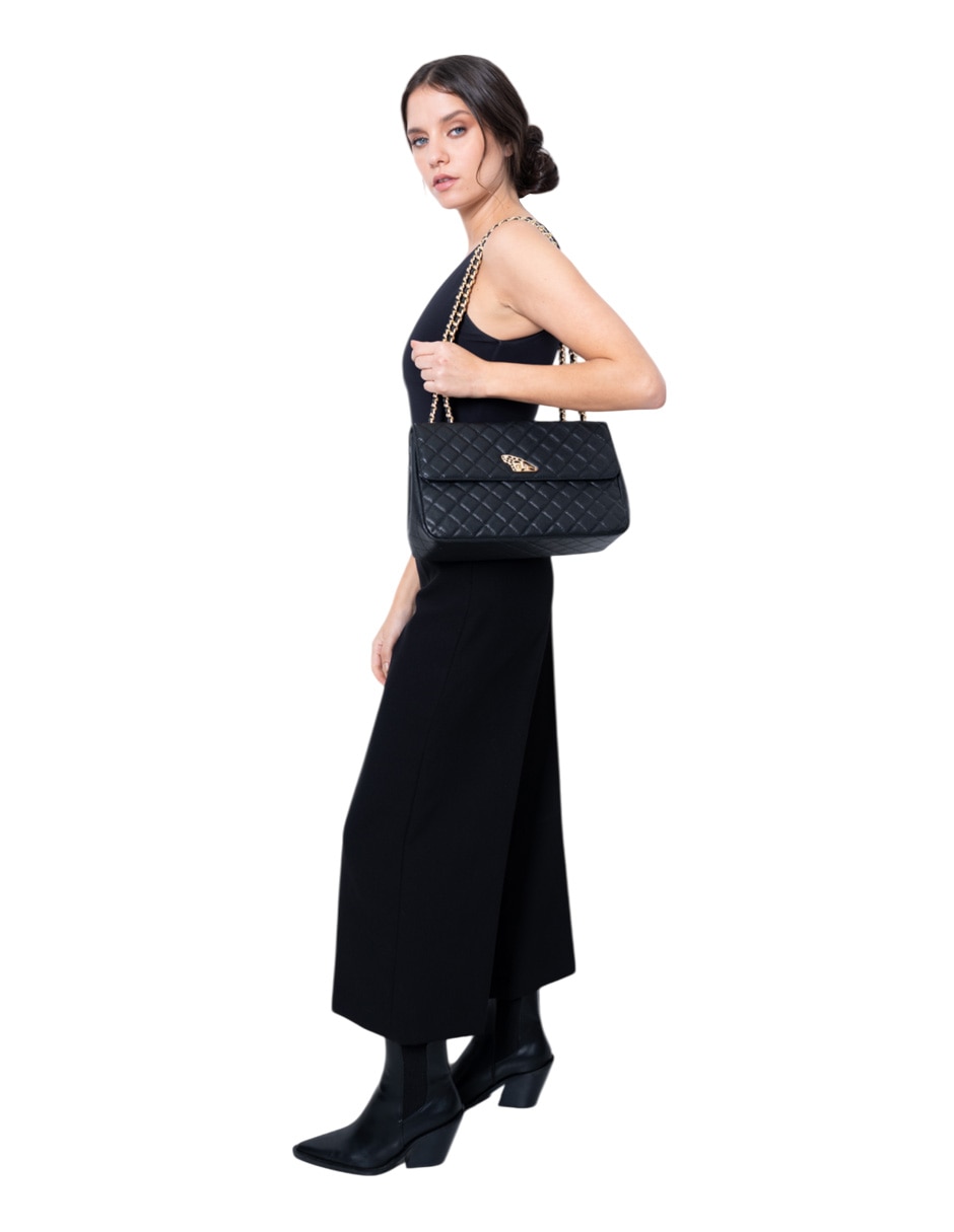 Bolsa crossbody de piel para mujer