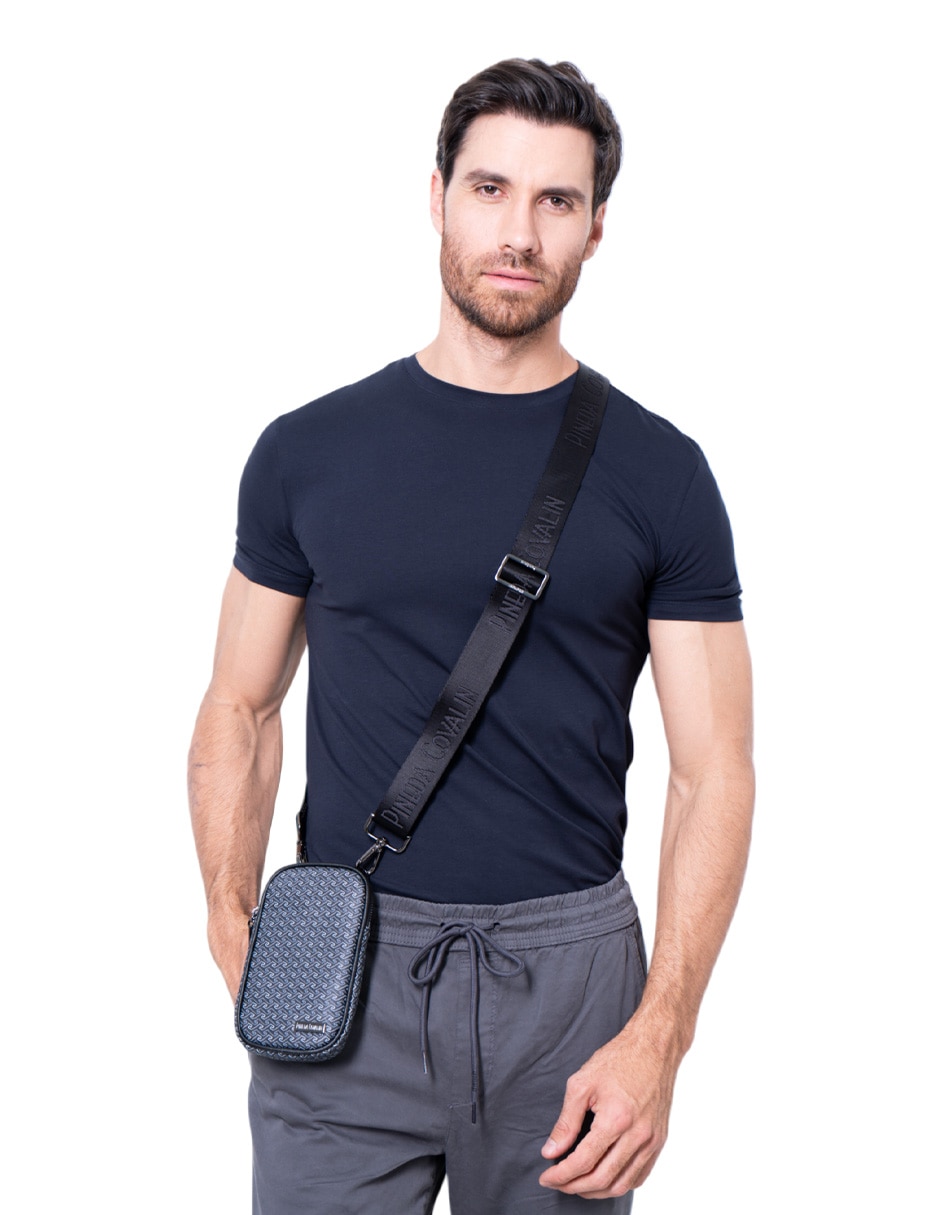 Bolsa crossbody pineda covalin grecas mitla para hombre