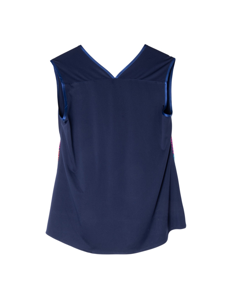Blusa pineda covalin sin manga para mujer