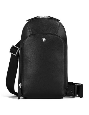 Bolsa crossbody Sartorial de piel para hombre