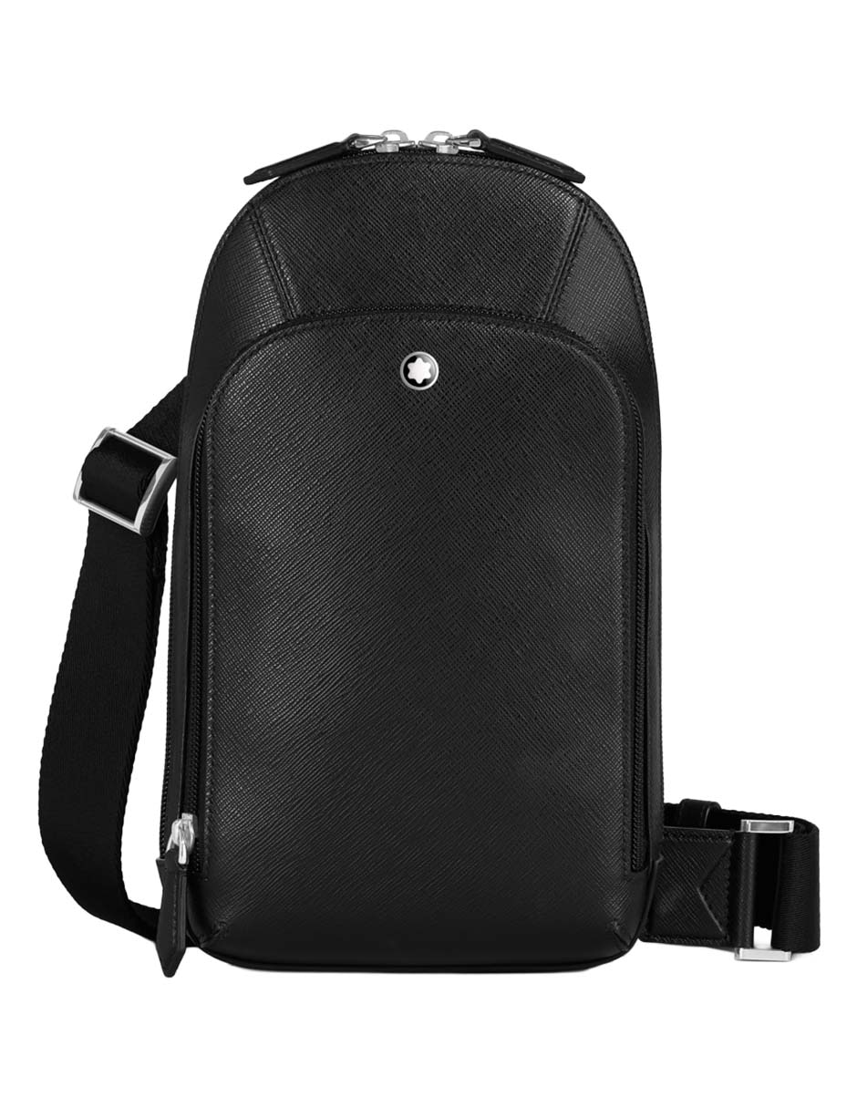 Bolsa bandolera Sartorial de piel para hombre