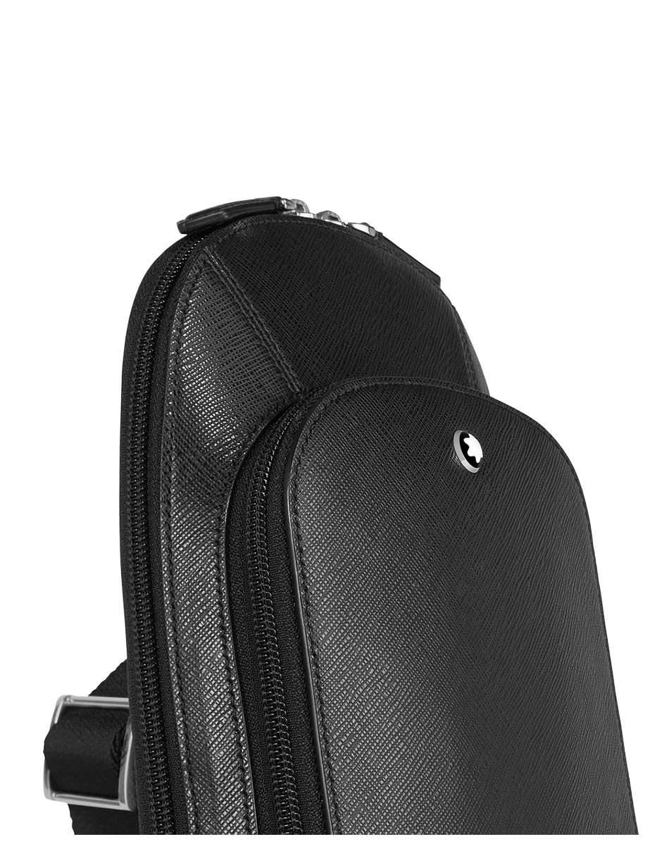 Bolsa bandolera Sartorial de piel para hombre