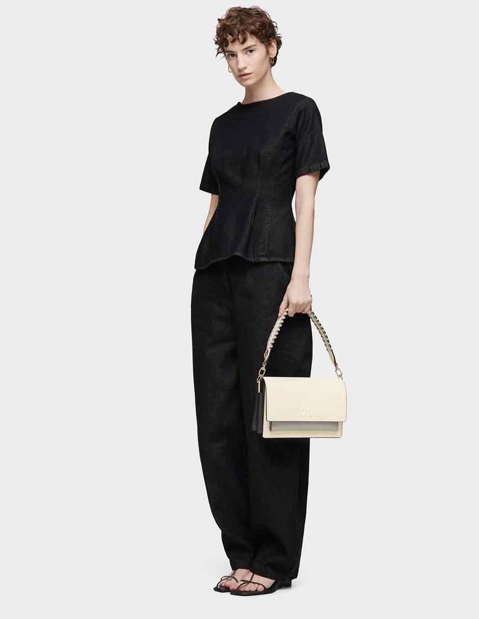 Bolsa bandolera Audree Saffiano para mujer 6