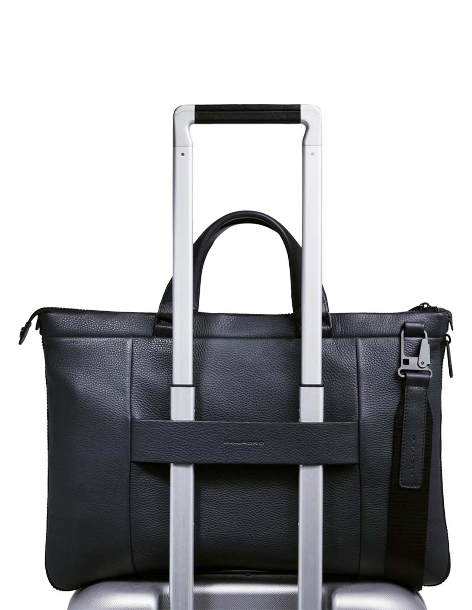 Bolsa flap de piel para mujer