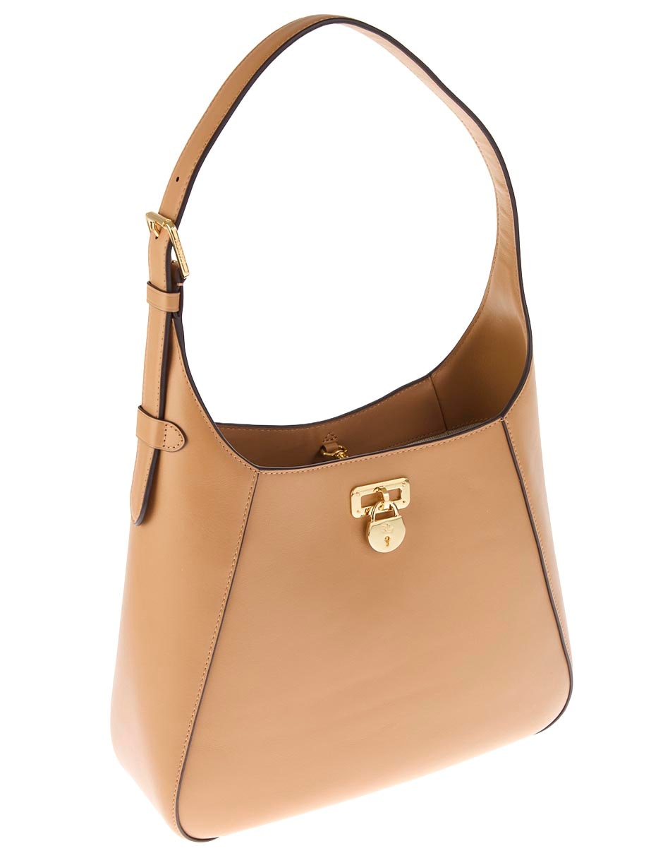Bolsa shoulder Lauren Ralph Lauren de piel para mujer