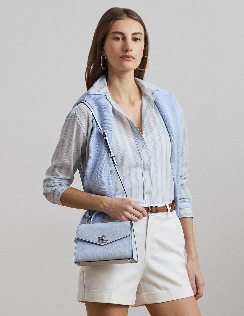 Bolsa satchel Lauren Ralph Lauren de piel para mujer