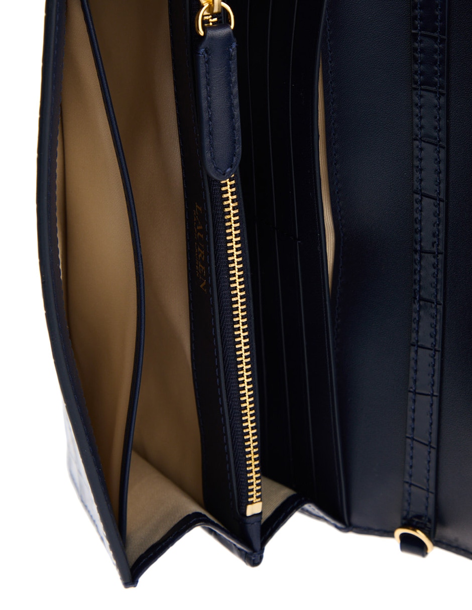 Bolsa crossbody de piel para mujer