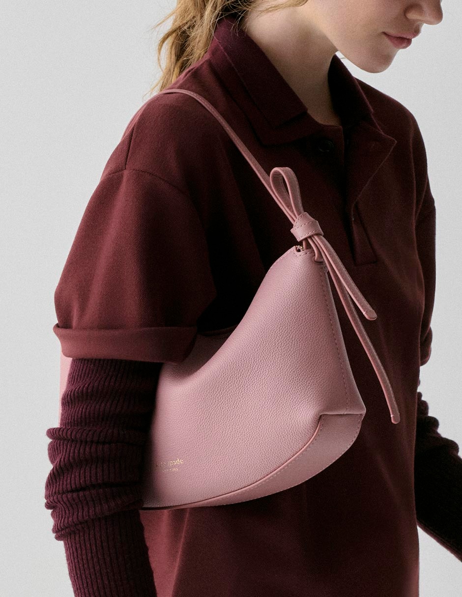 Bolsa hobo Kate Spade Loop de cuero para mujer