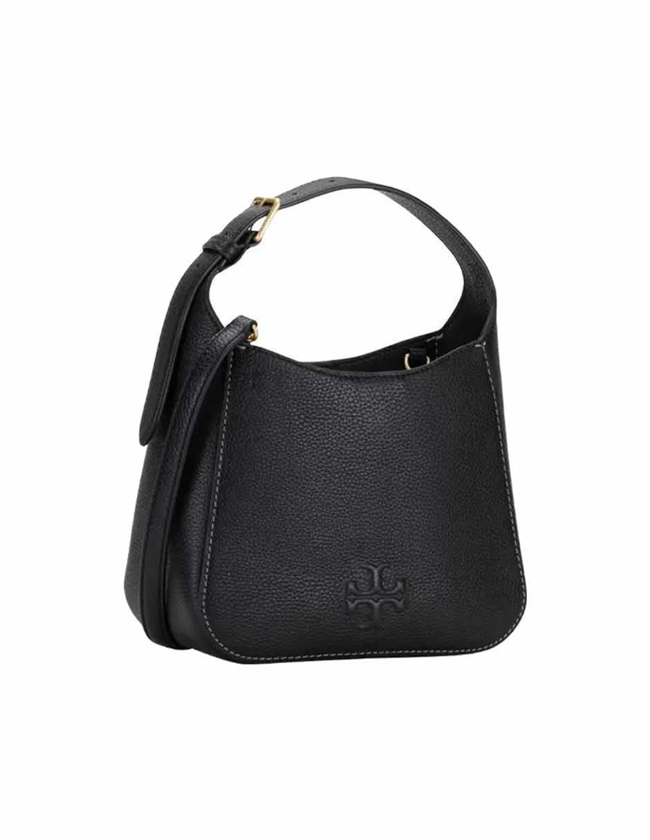 Bolsa bucket de cuero para mujer