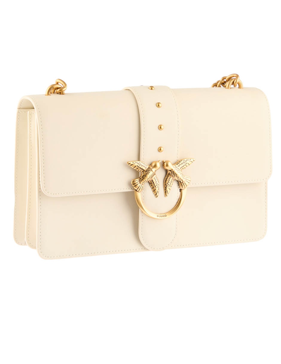 Bolsa crossbody Pinko Love Bag One Simply de piel para mujer