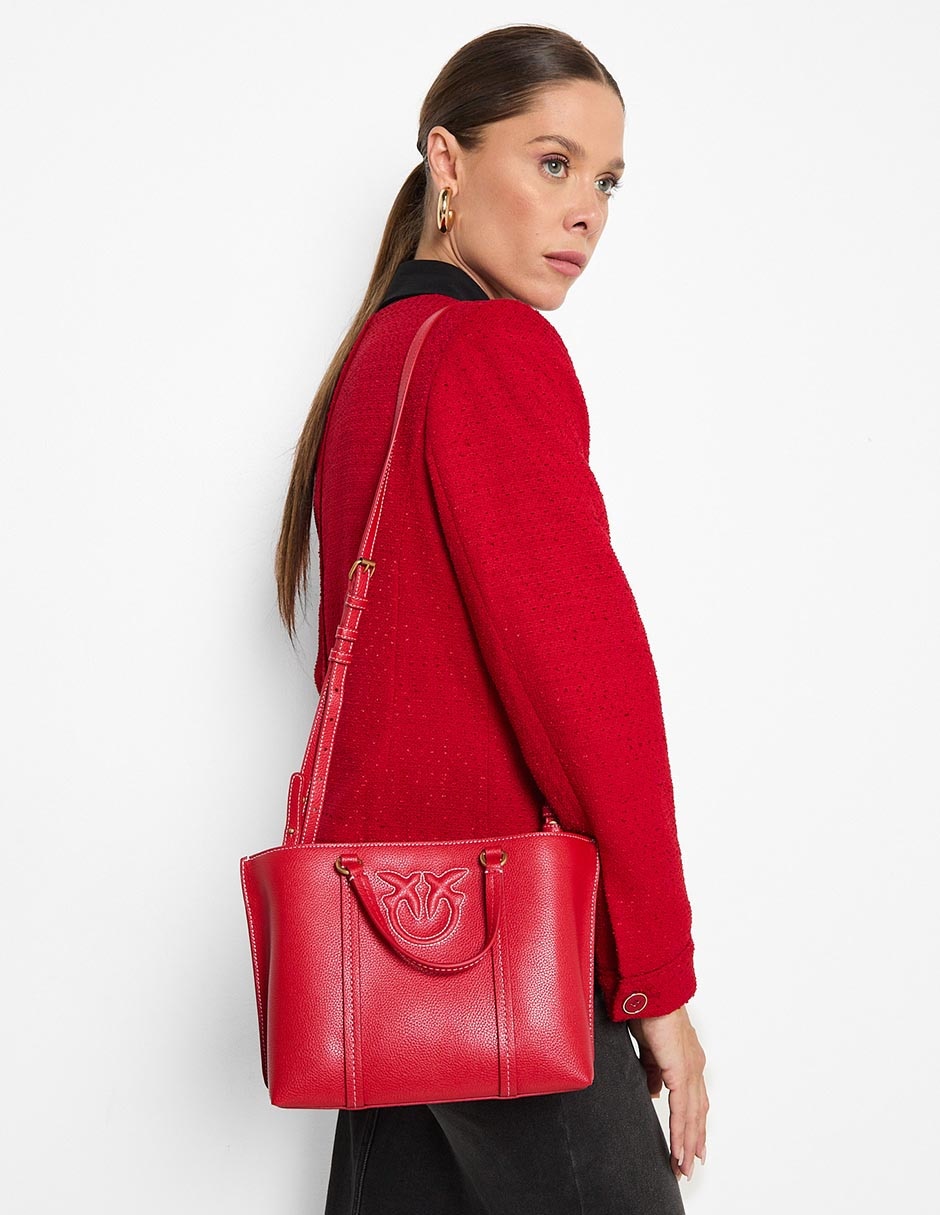 Bolsa tote Pinko de cuero para mujer