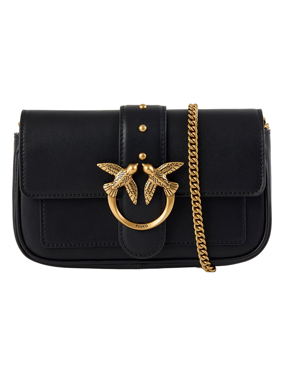 Bolsa Crossbody Pinko De Piel Para Mujer