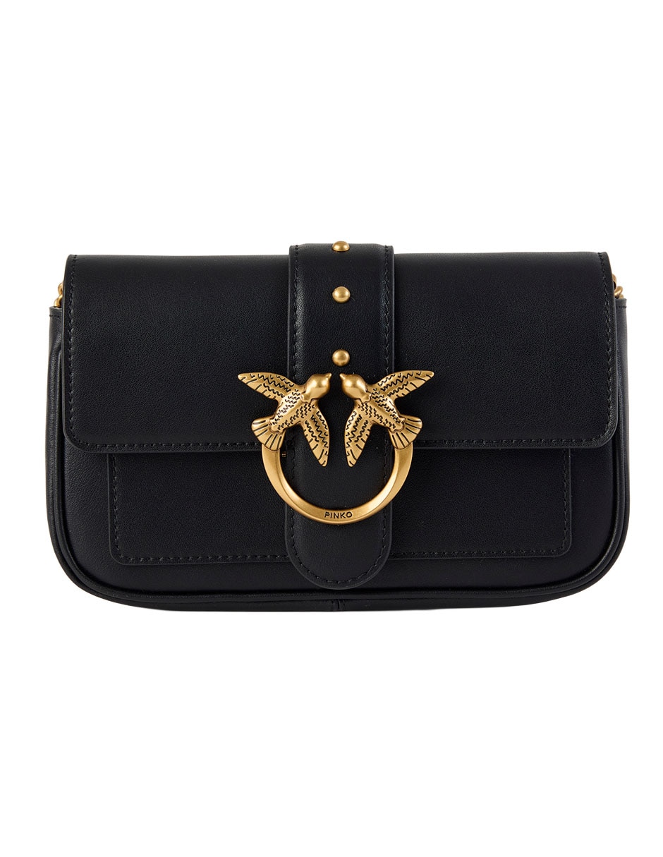 Bolsa Crossbody Pinko De Piel Para Mujer