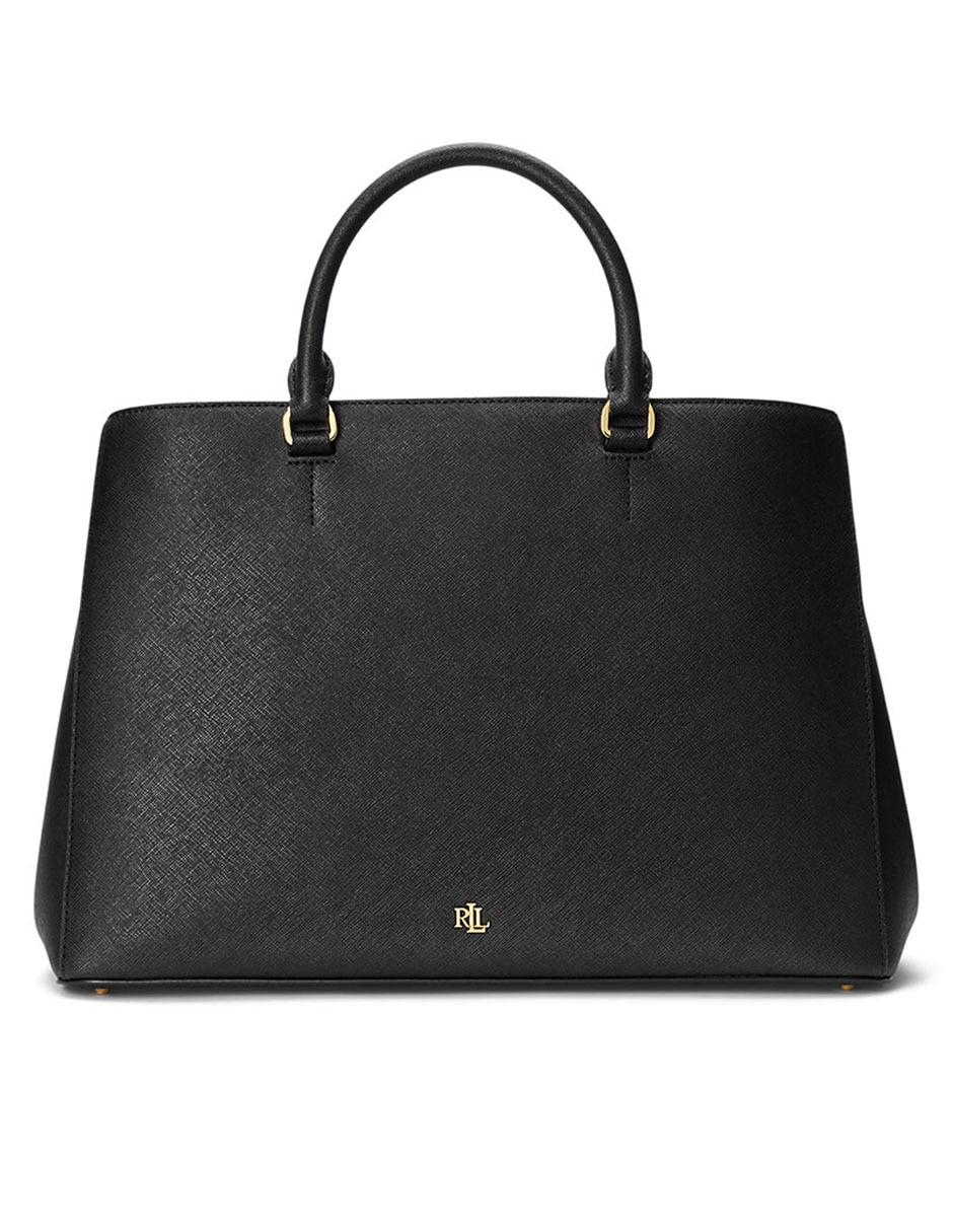 Bolsa satchel de piel para mujer
