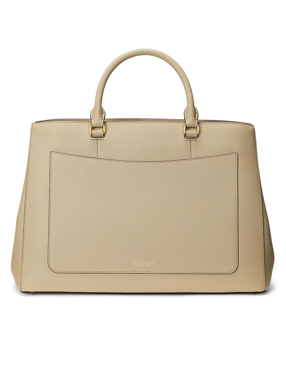 Bolsa satchel Lauren Ralph Lauren de piel para mujer