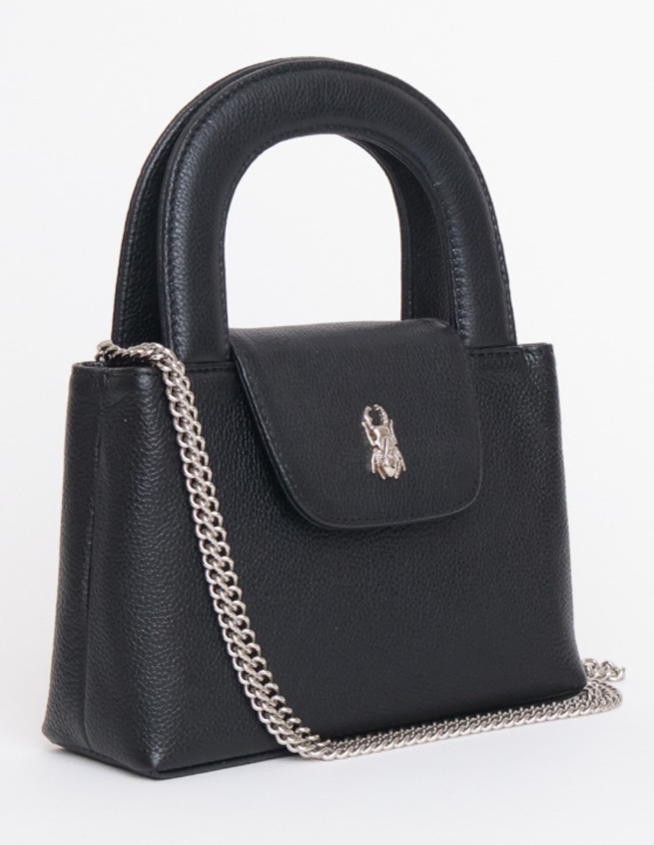 Bolsa frame Poppy Chain de piel para mujer